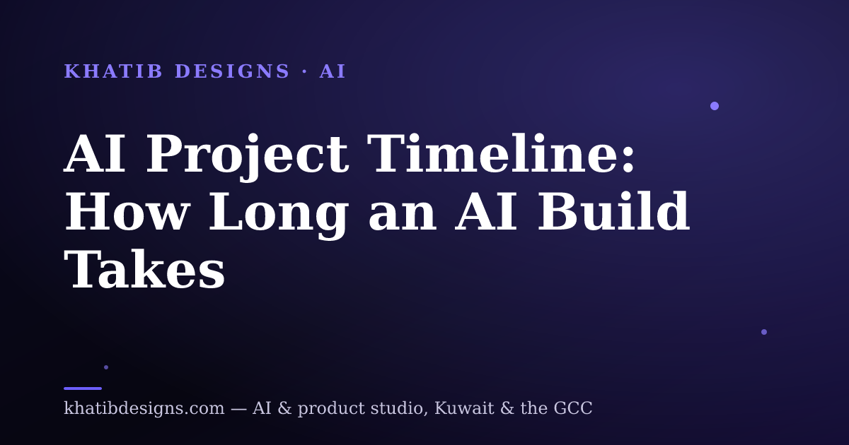 AI Project Timeline: How Long an AI Build Takes